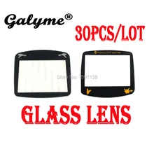 30 шт./партия, горячий стеклянный объектив со стороны экрана, два мультяшных модели, объектив для экрана, подходит для GameboyAdvance, ЖК-панель, защитная крышка для мальчика, Advance, чехол