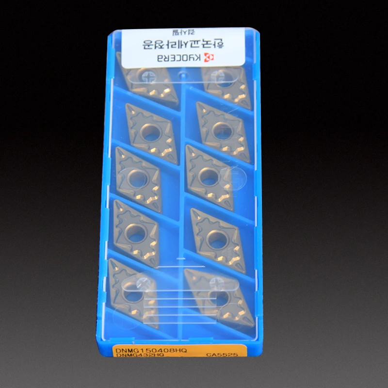 

10PCS DNMG150404-HQ CA5525 DNMG150408-HQ CA5525 Kyocera Original Inserts Turning Tips Tungsten Carbide Insertsn