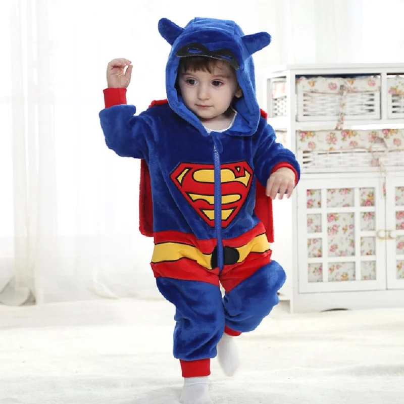 Детский комбинезон, комбинезон для маленьких мальчиков и девочек, одежда для новорожденных, bebe одежда для малышей, пижама Минни, комбинезон с суперчеловеком-пауком, на возраст от 0 до 2 лет - Цвет: AS PICTURE