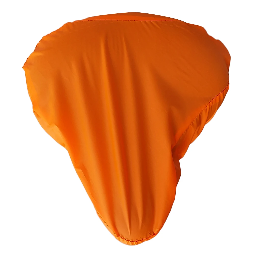 Портативный водонепроницаемый чехол для велосипедного сидения-велосипедное седло защитный чехол от дождя и пыли устойчивый Щит Аксессуары 3 цвета для MTB велосипеда - Цвет: Orange