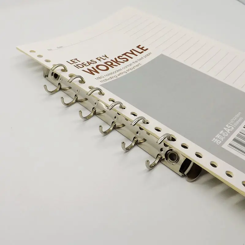 

Ring binder mechanism binder clip solid loose leaf binder folders Environmental friendly files classification durable paper file