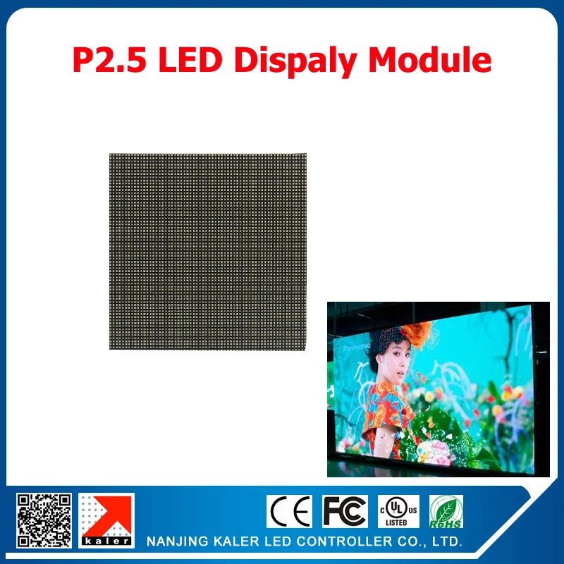 

kaler free shipping p2.5 led module panel indoor full color 160*160mm video led sign module p2.5 led 2121smd ledscreen