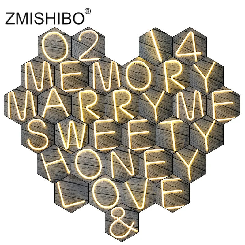 

ZMISHIBO LED Alphabet Night Lights USB Rechargeable White 26 Letters Birthday Wedding Party Decoration Lamp Valentine's Day Gift