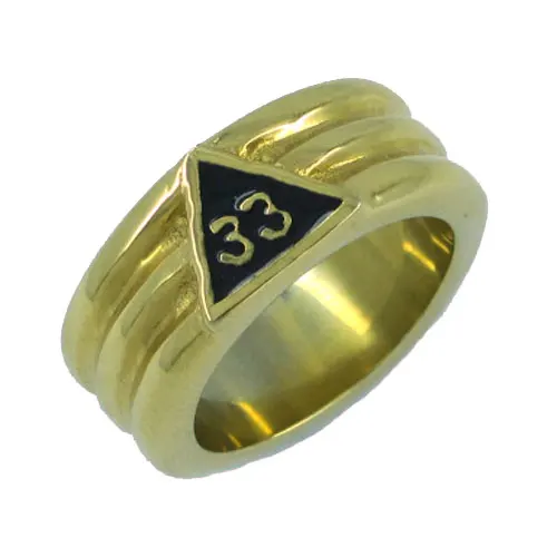 Мужское кольцо из нержавеющей стали золотистое 33 дюйма|biker men|ring stainlessstainless steel jewelry