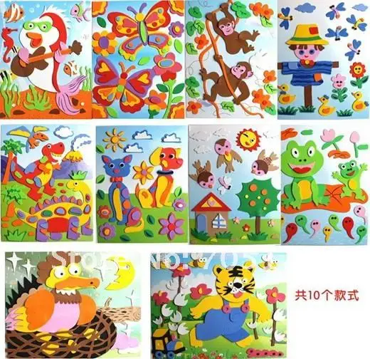 DIY Models,Home Adornment 3D puzzle Children's educational