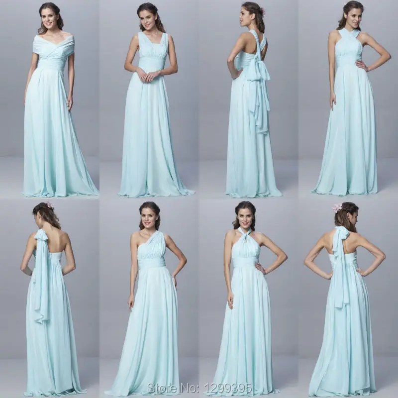 baby blue infinity dress