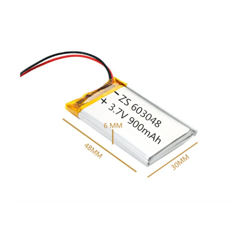 3,7 в 900 мАч 603048 перезаряжаемая батарея Li-Po полимерные элементы литий-ионная Lipo батарея для дрона MP3 MP4 gps DVD светодиодный светильник
