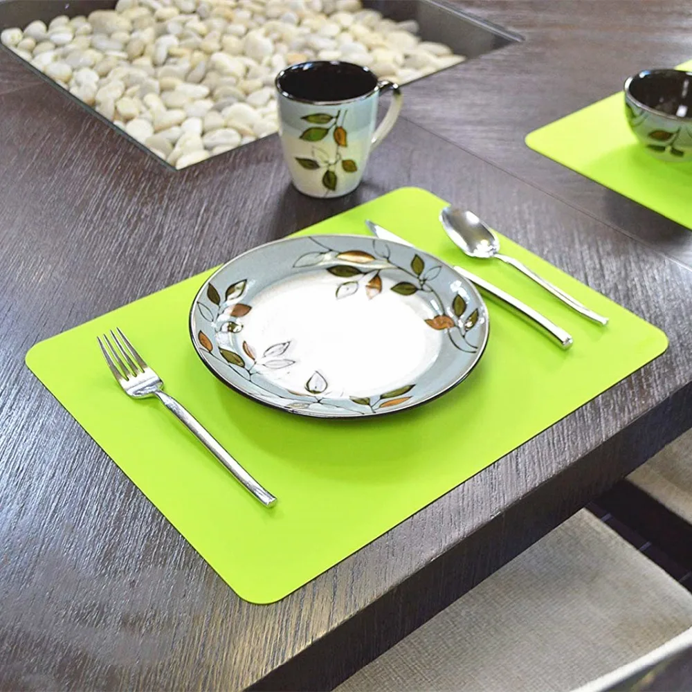 Heat Resistant Silicone Placemat Table Mat Pad Non Stick Pan Liner Waterproof Dining Tableware Pastry Bakeware | Дом и сад