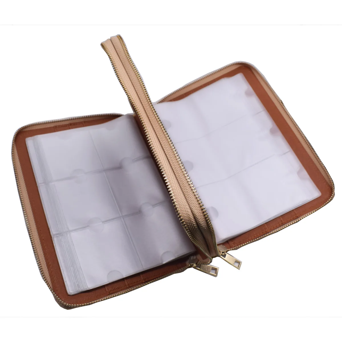 Günstig 216Slots Nagel, Platte Halter Regenbogen Laser Design Runde Quadrat Rechteckigen Maniküre Nagel Kunst Platte Organizer Leere Fall