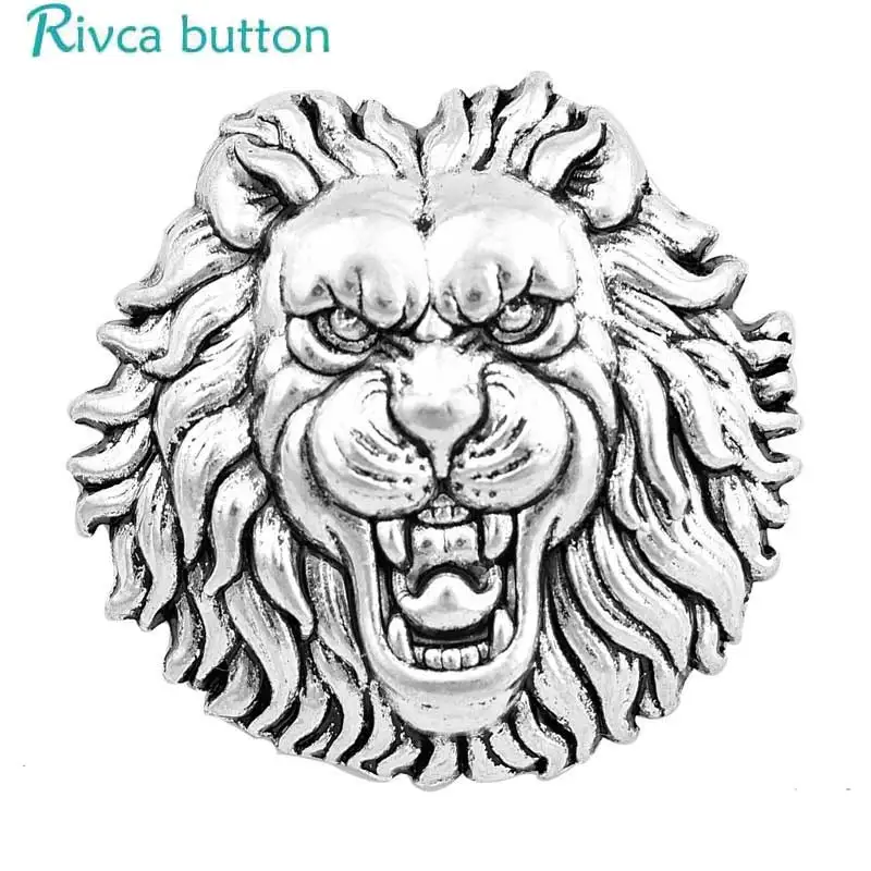 Rivca оснастки имбирь ювелирных DIY18mm цветок лягушка Волк черепаха оснастки шарма Кожа сплав ювелирные изделия браслет