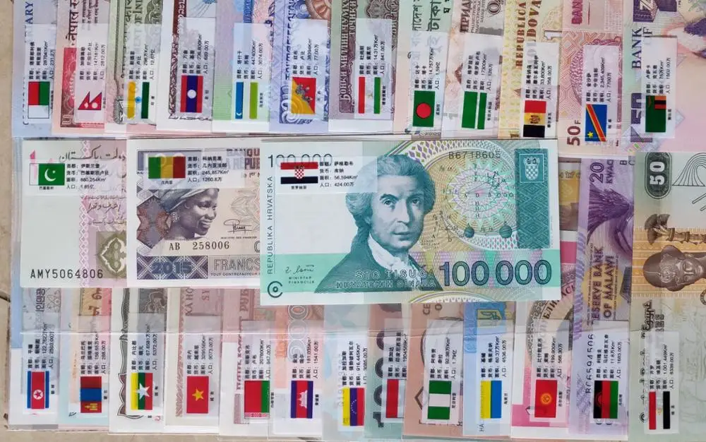 

10 PCS 20 PCS 50 PCS Different Random Collcettion Original Real Notes