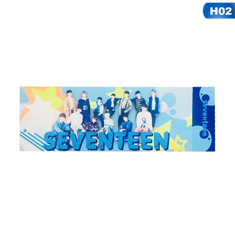 1 шт. Kawaii EXO SEVENTEEN концертная поддержка EXO SEVENTEEN армейская ручная баннерная ткань повесить плакат Канцелярский набор