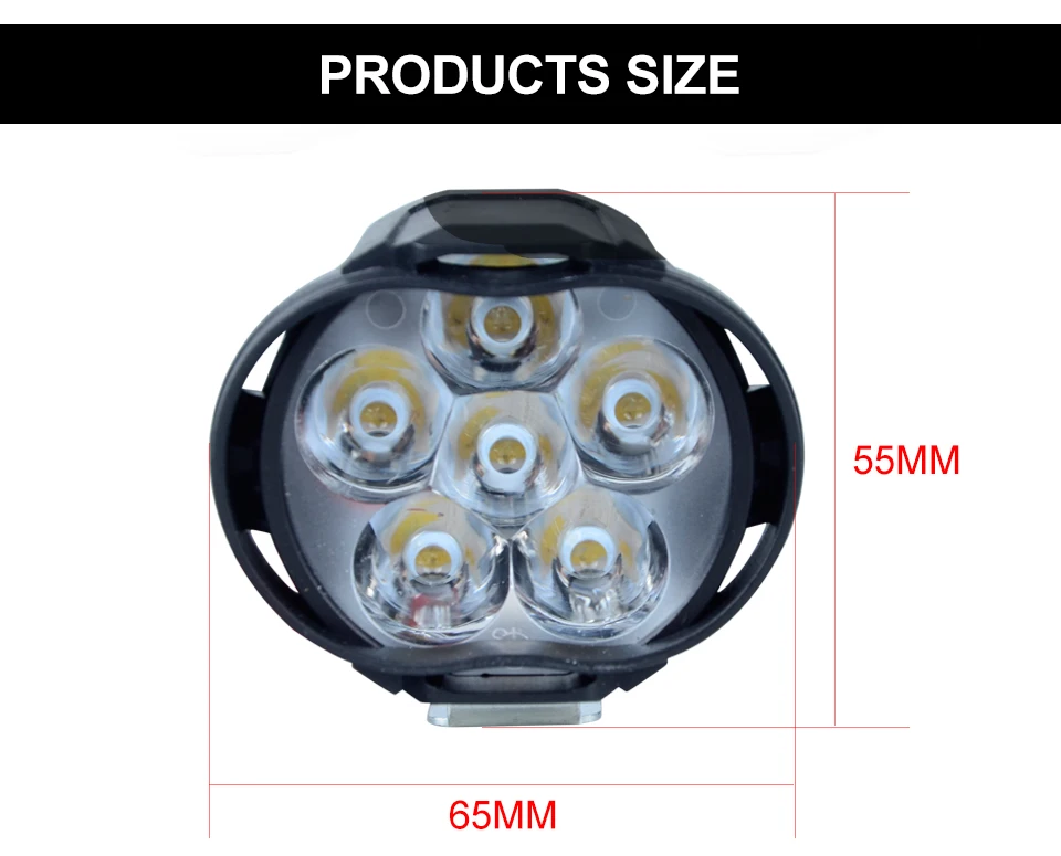 Led ampoule 1000Lm Motos Led Phare Lampe скутеры Phares анти-Brouillard Spotlight 6500 K Блан де траваил Точечный светильник 9-85 в 16 Вт