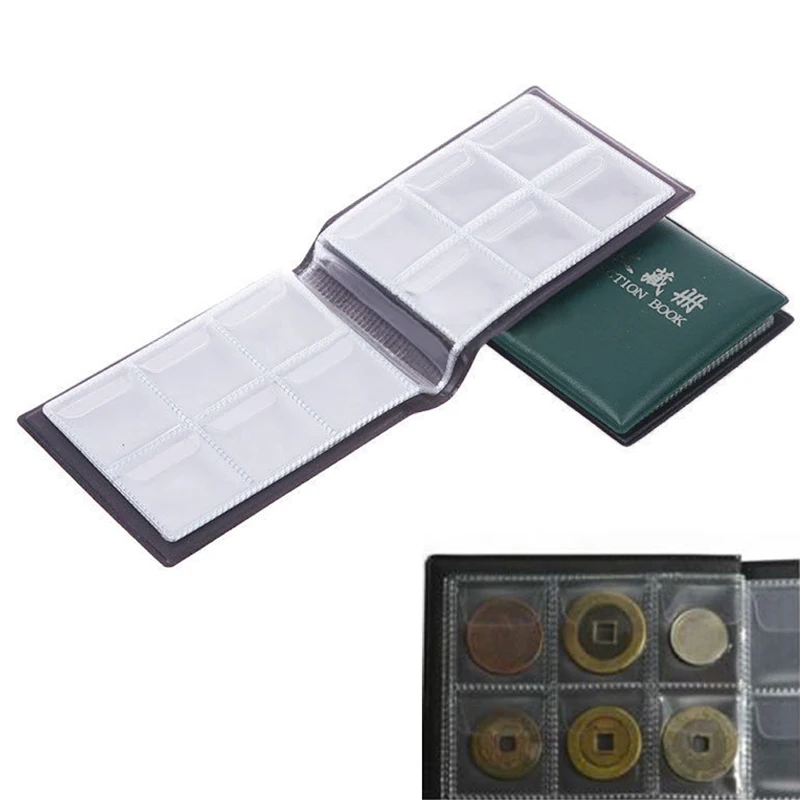 10 Pages 60 Pockets album for Coins Collection Book Home Decoration photo album PVC Coin Album Holders Collection Book photo album coins collection album coin collection album