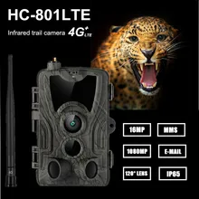 HC801LTE охотничья камера Trail камера s ночная версия триггер дикая природа 4G 16mp 1080p Ip65 камера наблюдения Chasse