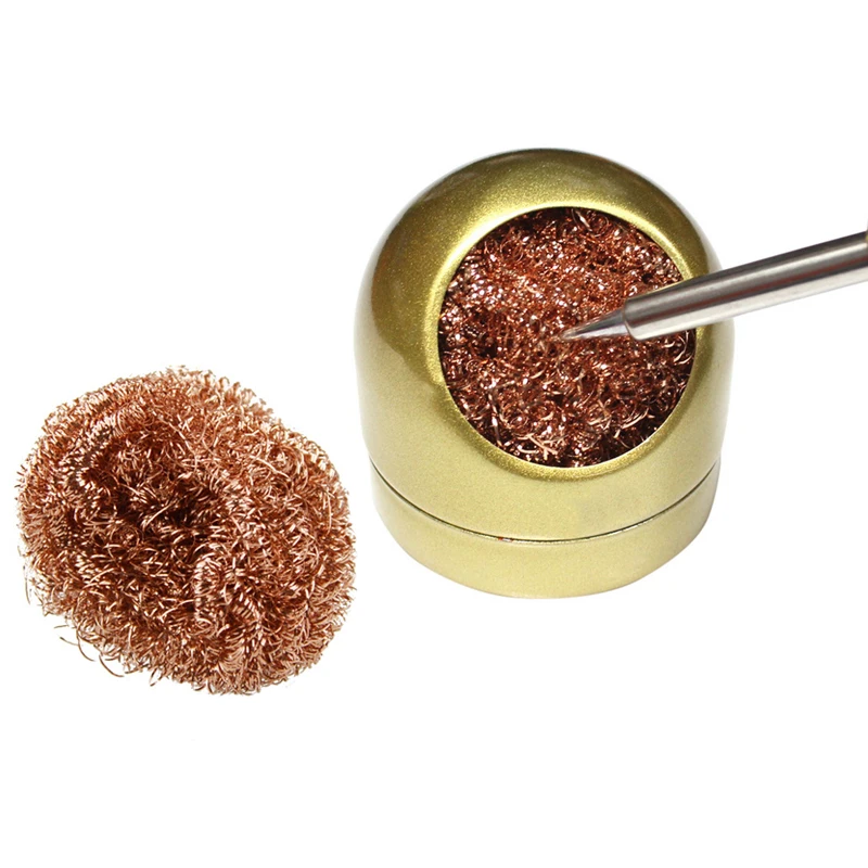 

Steel Wire Sponge Desoldering Pumps Welding Soldering Solder Iron Tip Cleaner Cleaning Ball Welding Soldering Acces Cleaner Tool
