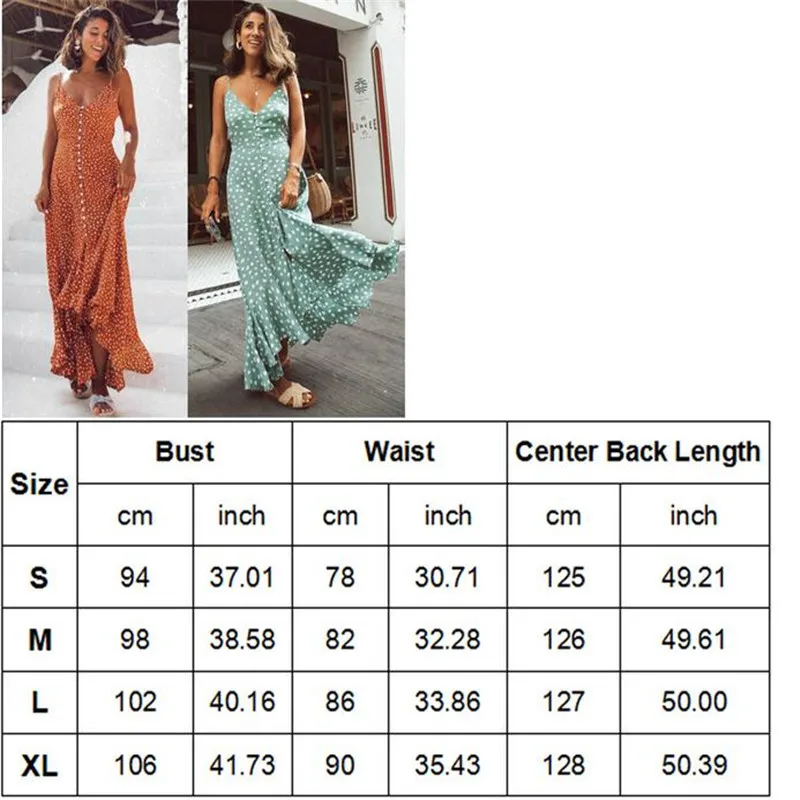 2019 Summer Womens Boho Dress Lady Vestito lungo Cocktail Party Beach Dresses Deep v-neck Sundress Vestito da spiaggia