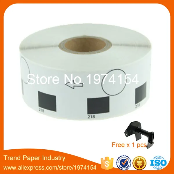 

4 Refill Rolls Compatible DK-11218 Label Diameter 24mm Round 1000Pcs Compatible for Brother Label Printer QL-700/710/720 DK-1218