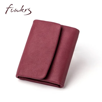 

New Arrival 2017 The Genuine Leather Wallet for Women Sheepskin Leather Female Purse Short Clutch Card Holder free shipping