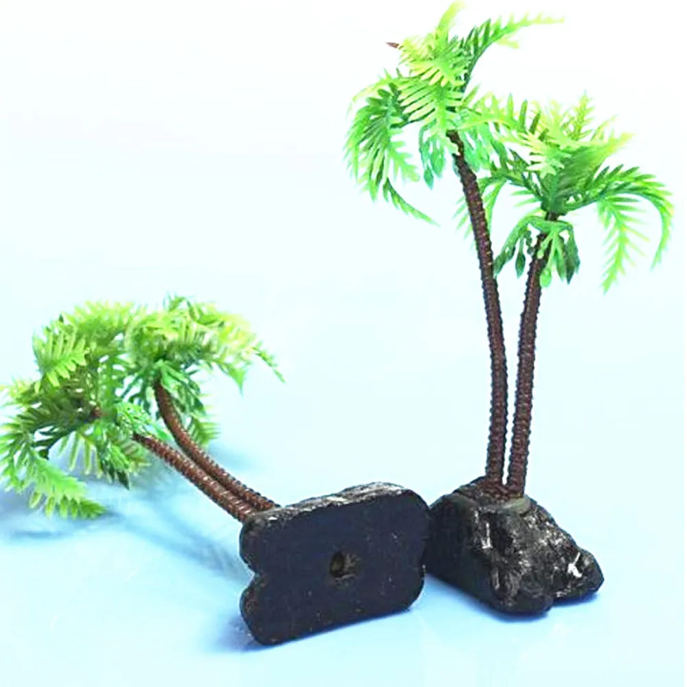 

2Pcs /Set Aquarium Decoration Plastic Aquatic plants Ornament Home Simulation Plant Lanscape Fish Tank Fishing Accessories F1221