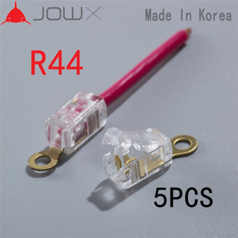

R44 5PCS 2.5mm2 14-13AWG O Ring type Non-stripped terminals quick splice Crimp wire wiring connectors
