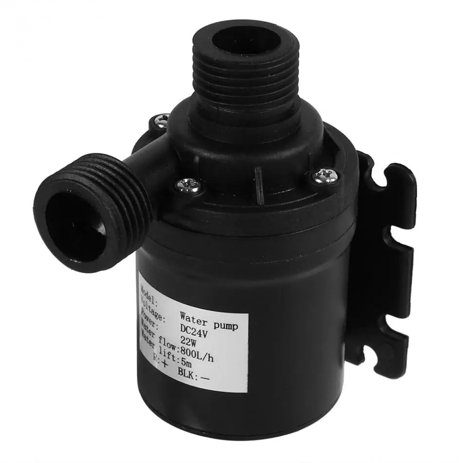 

DC 24V Water Pump Water Heater Circulation Pump Solar Energy Brushless Motor Aquarium Submersible 800L/H 5M bomba peniana