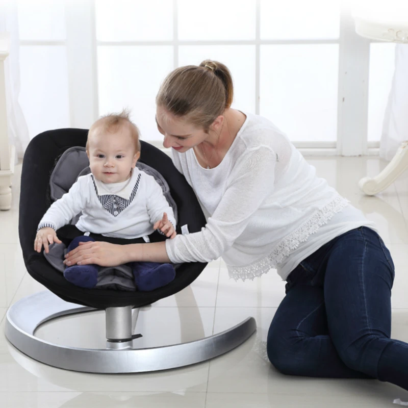 Baby Cradle Newborn Baby Rocking Chair Natural Calm No Radiation Coax