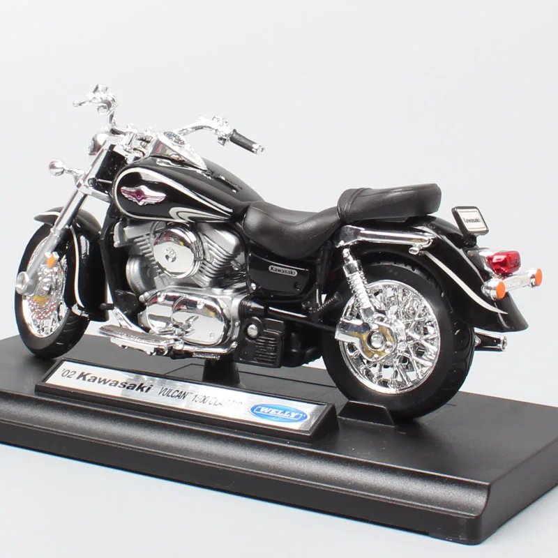 1:18 Масштаб маленький welly 2002 Kawasaki VN Vulcan 1500 средняя полоса классический мотоцикл круизер модель мотоцикла литая игрушка для детей