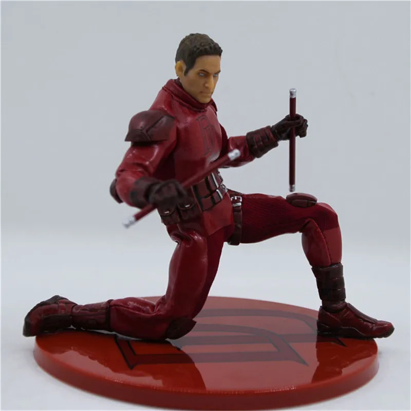 Daredevil Matt Murdock PVC Action Figure Toys Comics Heroes Daredevil Figuras Dolls Movable Brinquedos 15cm  (5)