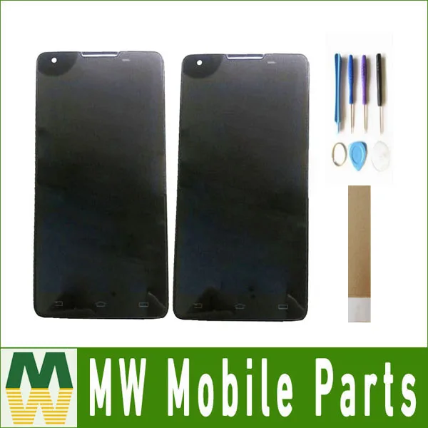 

For Philips Xenium W6610 W6618 LCD Display Touch Screen Sensor Glass Assembly Black Color With tools& tape