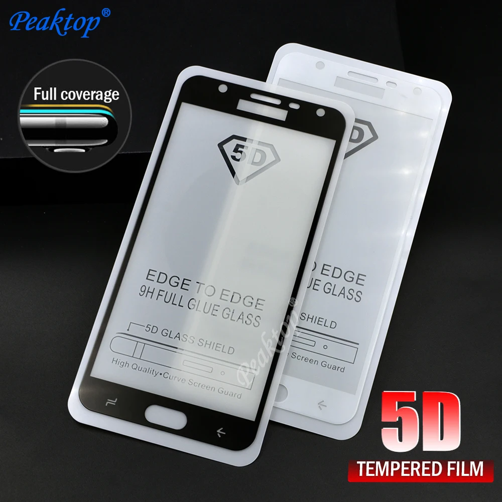 5D Tempered Glass for Samsung Galaxy J7 Duo 2018 Screen Protector For