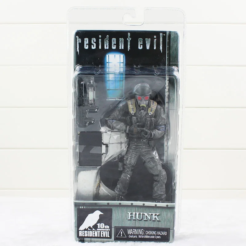 

17cm Game Resident Evil Figure Toy Biohazard Hunk With Mask NECA Model Doll