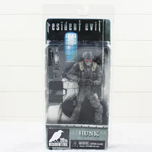 17cm Game Resident Evil Figure Toy Biohazard Hunk With Mask NECA Model Doll