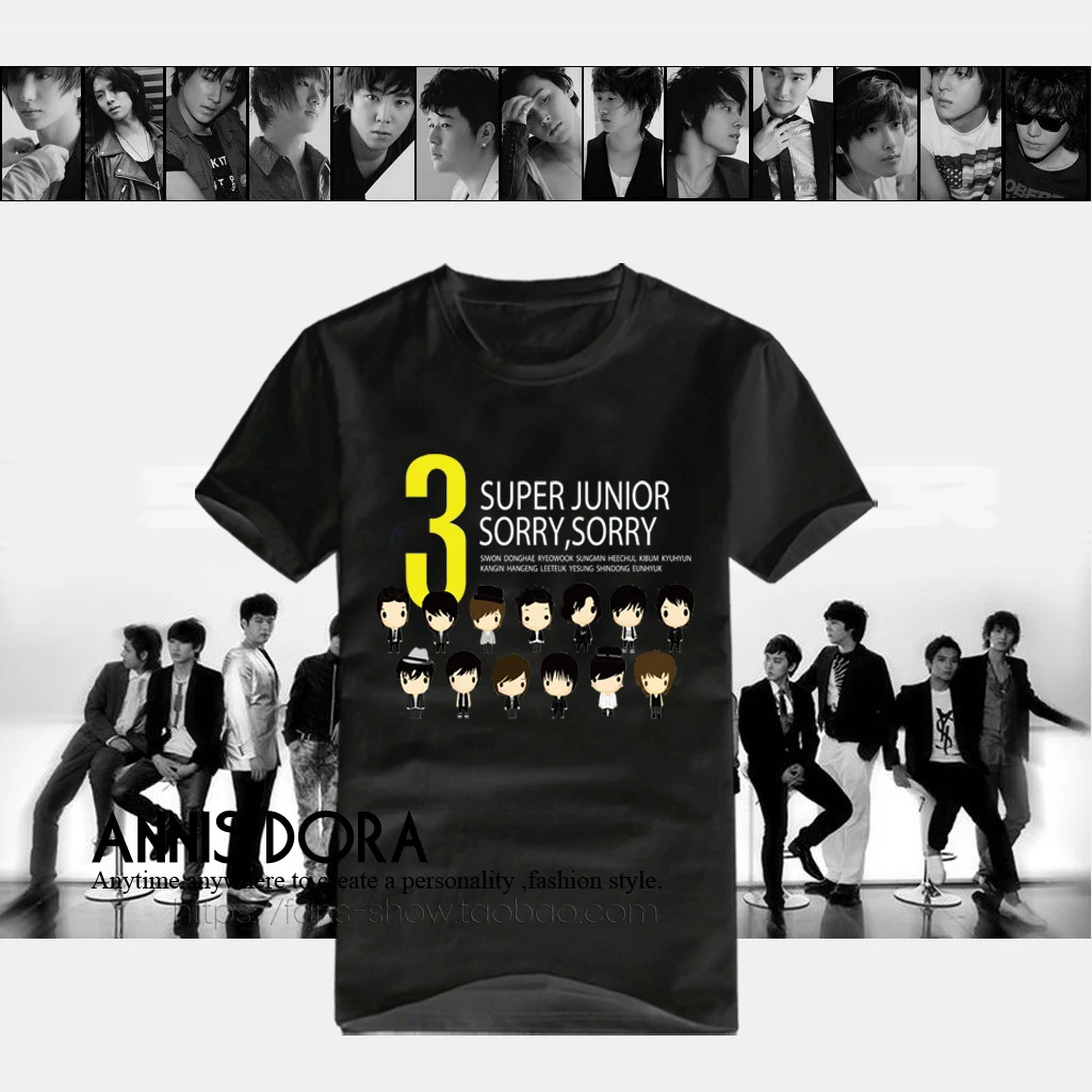 Superjunior Sj 3 Album Cartoon Q Version Sorry Sorry Logo Short Sleeved T Shirt T Shirt T Shirt T Shirt Shortshort T Shirt Aliexpress Superjunior Sj 3 Album Cartoon Q Version Sorry Sorry Logo Short Sleeved T Shirt T Shirt T Shirt T Shirt Shortshort T Shirt Aliexpress