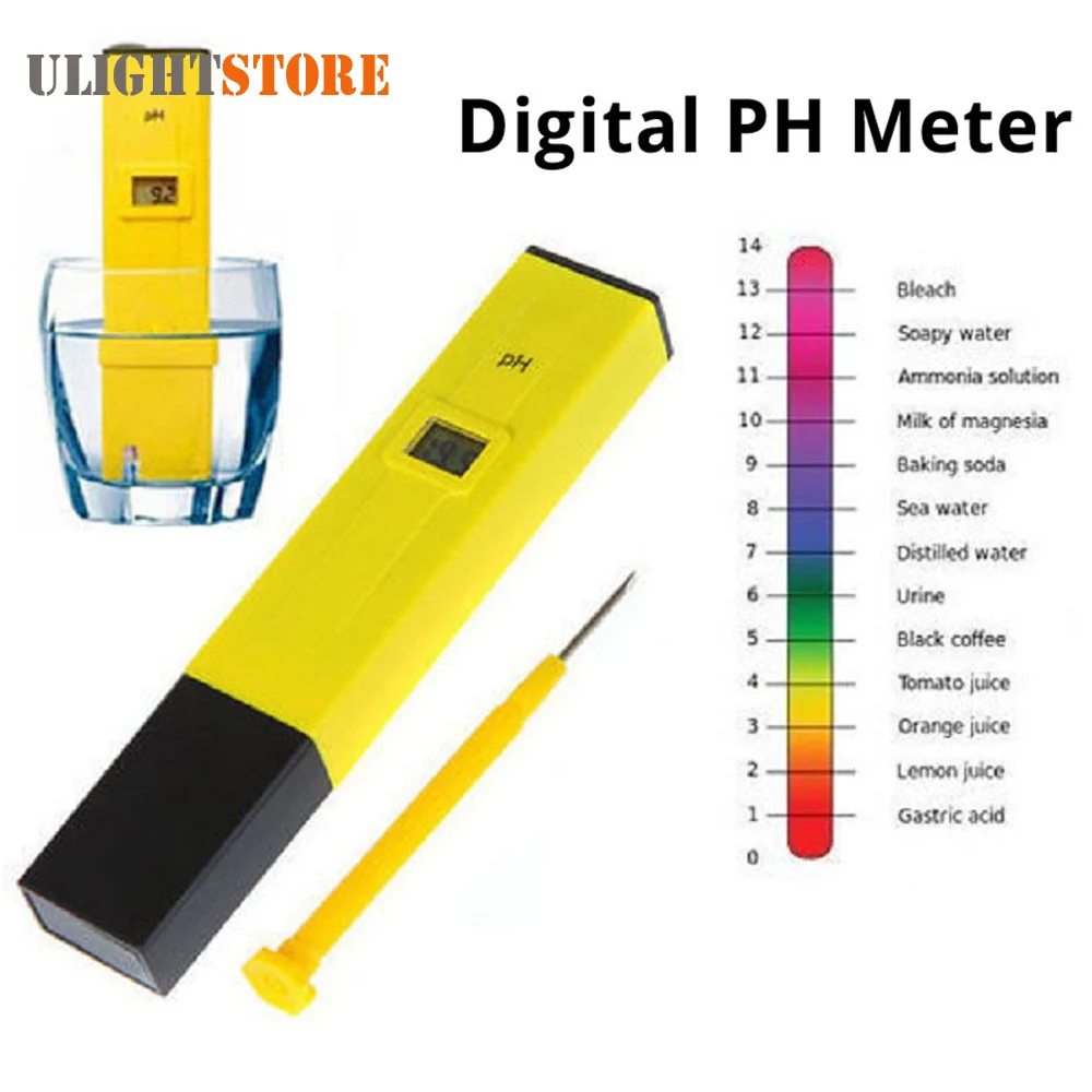 Buy LCD Digital PH Meter Pocket Pen Type Aquarium Pool