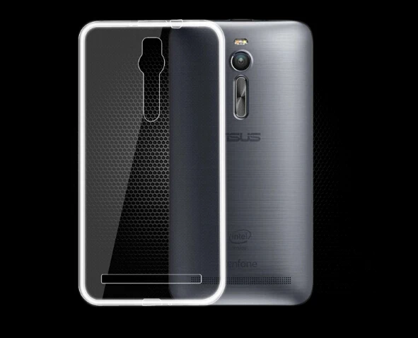 Чехол для Asus Zenfone 2 ультратонкий прозрачный мягкий высококачественный чехол