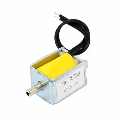 

DC 24V NO Micro Straight-through Air Leak Solenoid Valve Cast Iron FA0520A