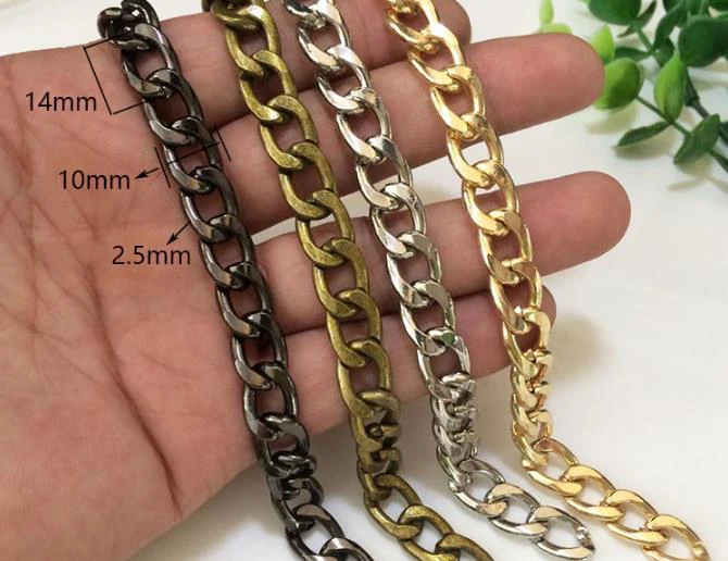 extra thick necklace chains for bag, phone case, dog collar,jewelry making materials diy decoration accessories