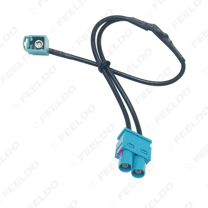 Автомагнитола FEELDO с усилителем для Volkswagen/Skoda/Audi 1 Way Female 2 Male антенной и OEM головное