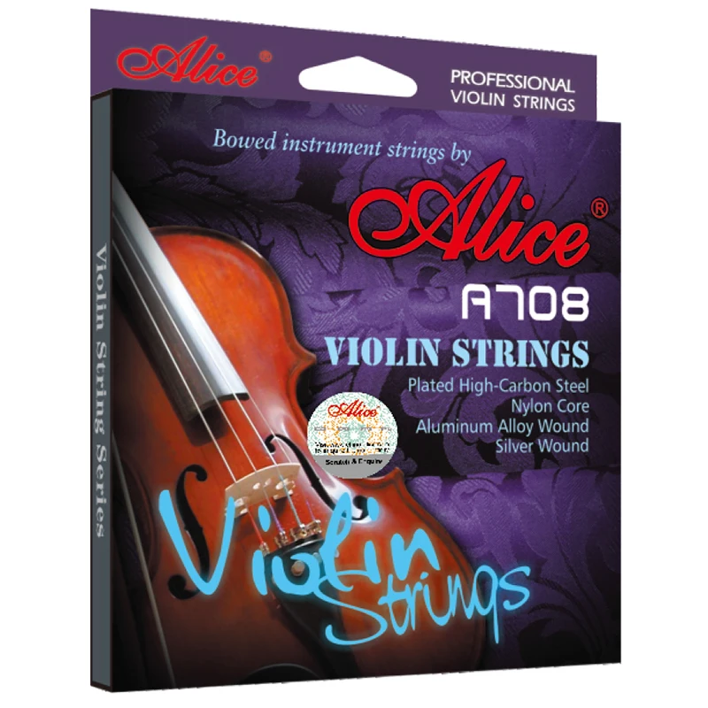 1 Set Original Alice Professional Violin Strings Plated High Carbon