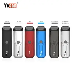 Набор электронных сигарет YOCAN TRIO 3 в 1 комплект для ручки Vape 500 мАч батарея 1 мл Vape Pod для масла для сока концентрат для парителя комплект