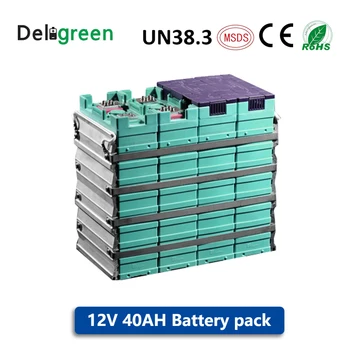

12V 40AH GBS LIFEPO4 Battery pack for electric bicycle/tool/ups/mower etc with free connector