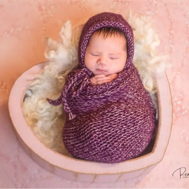 Newborn baby photography props,Baby stretch wrap blanket,basket cushion blanket for baby photography props