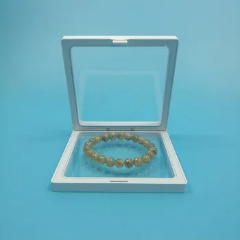 

100pcs/lot 11x11x2cm Jewelry Box Accessories Window Frame 3D Display Box Bracelet Necklace Stand Holder