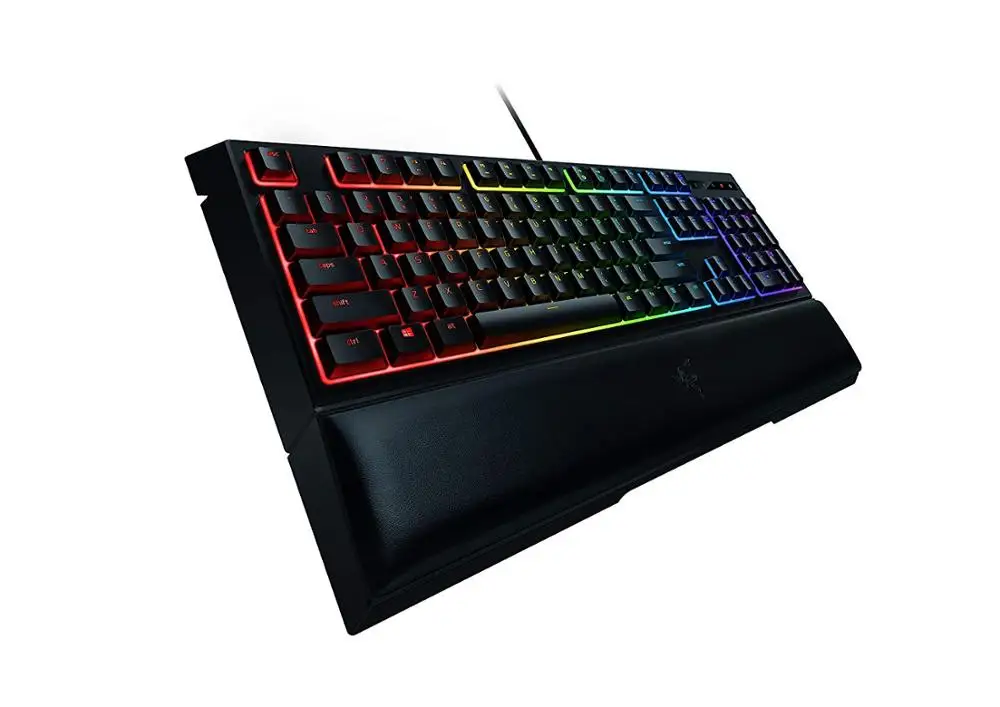 

Razer Ornata Chroma Gaming Keyboard - Mecha-Membrane Key Switches,Customizable Chroma RGB Lighting,Individuallly Backlit Keys