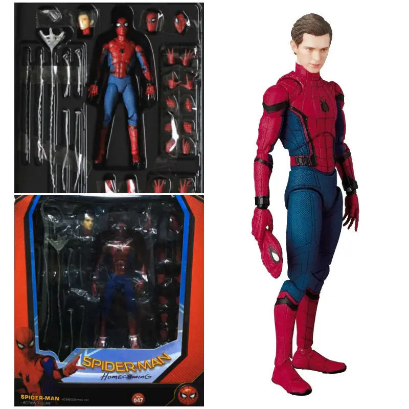 US SELLER !AUTHENTIC MAFEX No.047 MAFEX SPIDER MAN HOMECOMING Medicom Toy NEW