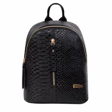 2017 Hot Chain Women Leather Backpacks School bags Rucksacks Travel Backpack female Shoulder Women Bags Mochila escolar feminina