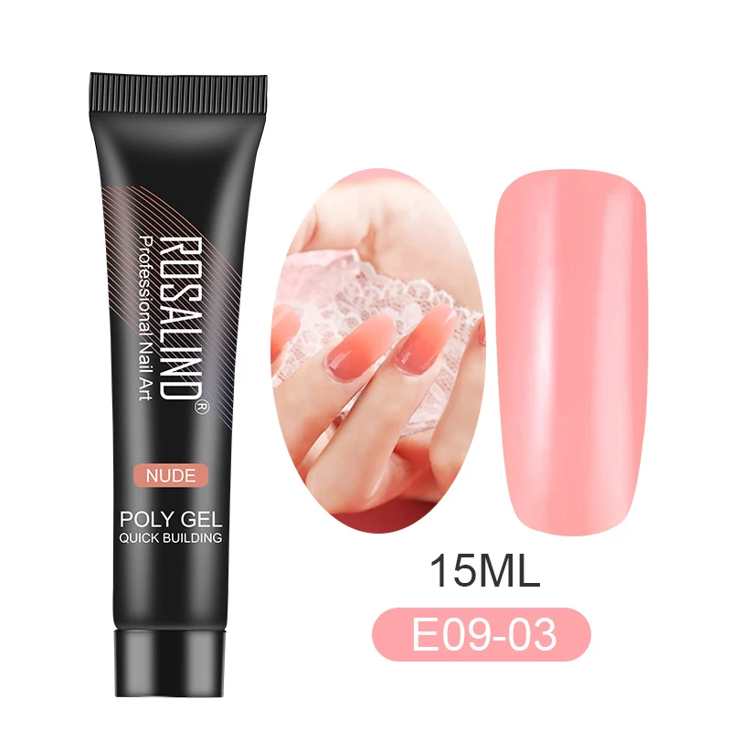 RE09-03 ROSALIND,15/30ml,гель для наращивания ногтей,все для маникюра,гель лак для ногтей,для маникюра,полигель для наращивания ногтей - Color: RE09-03