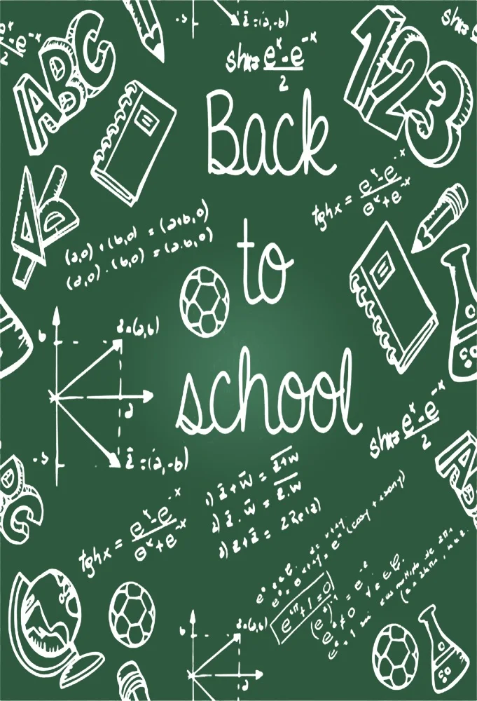 Виниловые фоны Laeacco Back To School Blackboard для фотосъемки на заказ фотофоны фотостудии |
