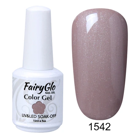 FairyGlo 15 мл Лак для ногтей для нанесения рисунков Краска Лак для ногтей УФ геллак краска для ногтей Vernis a Ongle Nagellak эмаль Лаки лак - Цвет: 1542